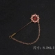 Nhật Bản và Hàn Quốc khóa cổ áo Giáng sinh đơn giản trâm cài unisex corsage pin phù hợp với cổ áo sơ mi cổ áo với đồ trang sức trang trí - Trâm cài