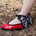 Tràm mới nông miệng thoải mái phong cách quốc gia retro thêu giày khóa cao-top giày của phụ nữ Bắc Kinh giày vải Giày cao gót