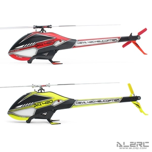 ALZRC -Devil 420 FAST FBL DEMOTE DEMOTE 3D FACID HELICOPTER Advanced Model 420 мм весло