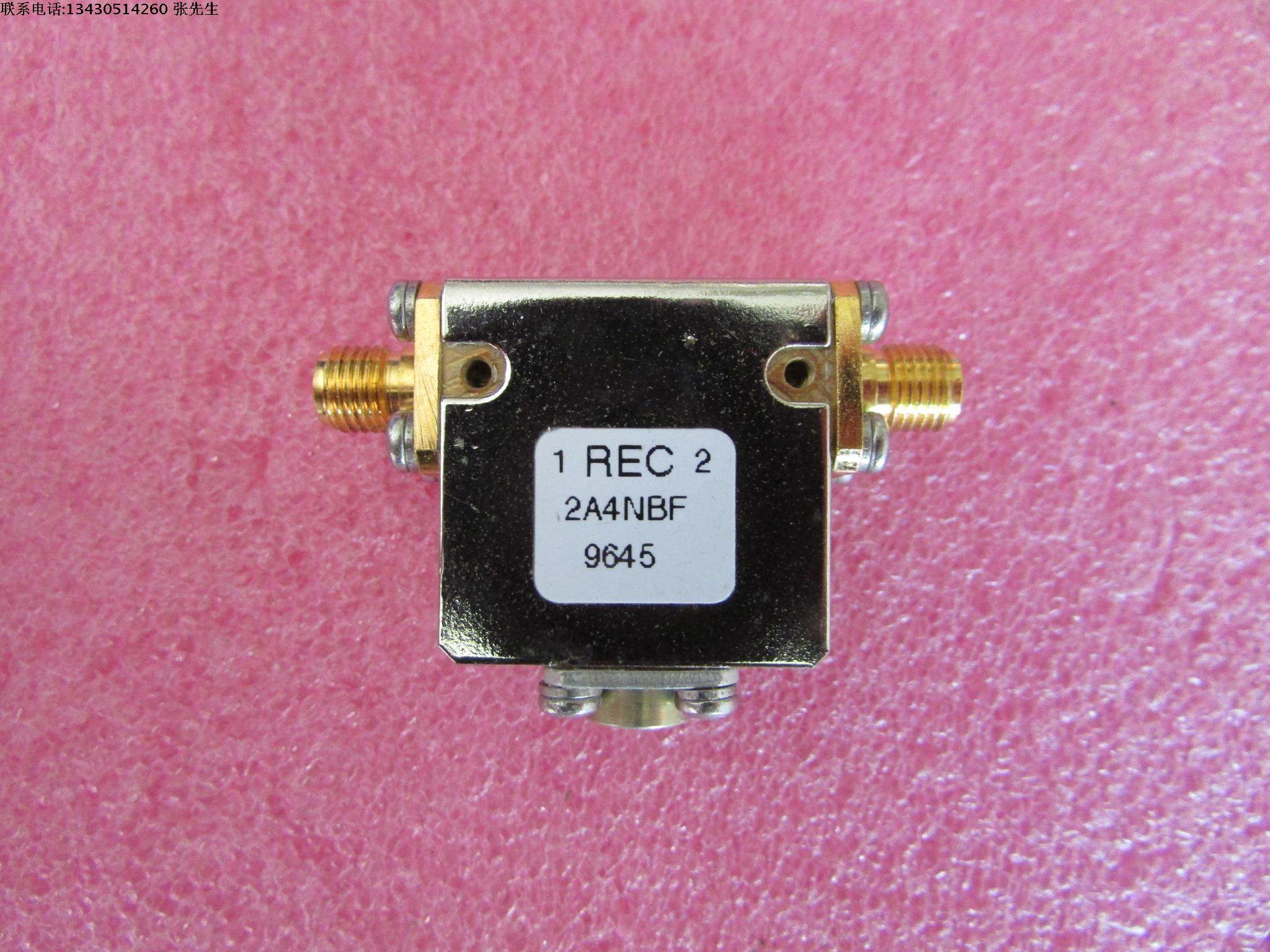 rec进口 2a4nbf 2.35-2.79ghz sma rf 射频微波同轴隔离器