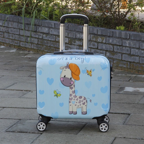 Детский чемодан подходит для мужчин и женщин, детская сумка, мультяшная небольшая сумка, коробка, 16 дюймов, 18 дюймов