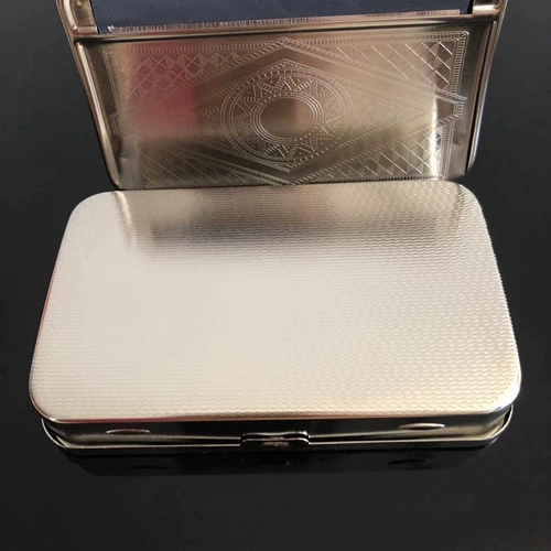 Длинный металлический портсигар, 110mm