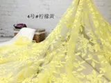 Летнее свадебное платье, ткань, украшение, с вышивкой