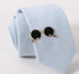 Thời trang nam tie clip kính lông cánh tie nhỏ clip trang trí cá tính phù hợp với trâm cài phụ kiện đôi trâm cài Trâm cài