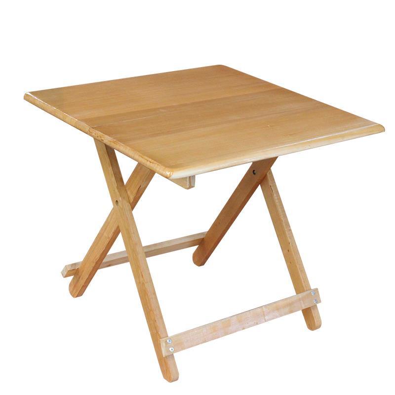 实木便携式折叠桌子餐桌家用小饭桌(热品库)