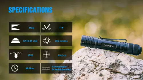 TrustFire L1 Светодиодный дом с открытым кемпингом 10440 Mini № 7 AAA фонарик