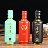 Индивидуальная фунт с высоким стеклянным вином из вина белая вина пустого вина декоративная бутылка Оригинальная бутылка для бутылки прозрачная бутылка для вина