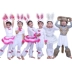 Ngày của trẻ em Thỏ Trắng Trang Phục Trẻ Em Bunny Trang Phục Yangmei Thỏ Quần Áo Hiệu Suất Thỏ Không Khí Yangmei Vũ Ăn Mặc