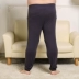 Cộng với phân bón XL quần của nam giới phương thức đồ lót xà cạp lớn quần mỏng quần chất béo quần ấm cao eo chất béo Quần nóng lên