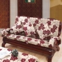 Trung Quốc duy nhất ba màu đỏ rắn gỗ sofa đệm đệm đệm với tựa lưng trượt- trên miếng bọt biển mùa xuân và mùa thu mùa đông ghế đệm thảm trải ghế gỗ phòng khách