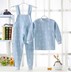 18 bộ yếm cotton chải kỹ mới được thiết lập cho cửa hàng quần áo trẻ em chải kỹ mùa thu quần dài đồ bộ mặc nhà cho be gái 12 tuổi Quần áo lót