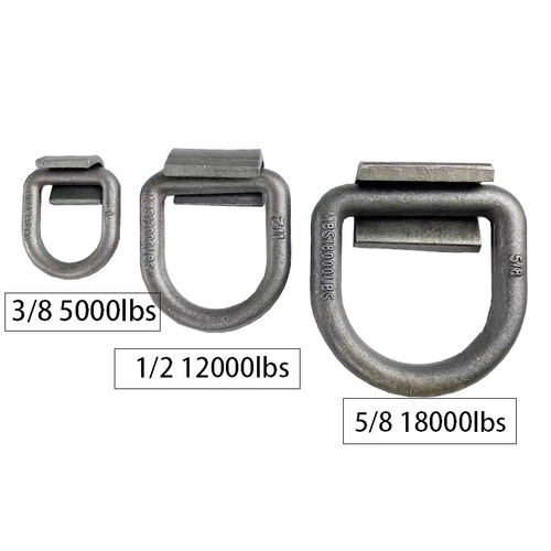 Сварка D -Тип Трейлер -Трейлер Трейлер Крюк Трейлер Аксессуар Кольцевой крюк Крюк ковцовый кольцо D -обработка 5,4 тонны