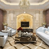 Натуральный импортный мраморный телевизионный фон популярность в европейской в ​​стиле каменной комнаты