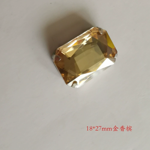 Прямоугольный стеклянный аксессуар для волос, аксессуары, 18×27, 18×27мм