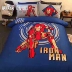 Trẻ em quilt cover đơn giản giường cotton bốn mảnh phim hoạt hình anime Superman cotton boy ba mảnh bộ đồ giường chăn ga tencel Bộ đồ giường bốn mảnh