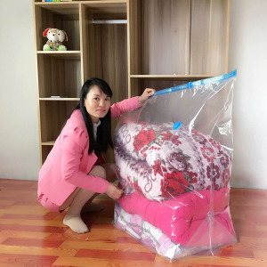 整理王3D立体特大棉被加厚24丝座压朔式被子真空收纳压缩袋淘金币