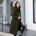 Chống mùa xuống bông độn phụ nữ 2018 mùa đông áo mới trong phần dài trên đầu gối sinh viên Hàn Quốc loose độn coat Bông