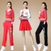 Mùa thu đông 2018 Yunshang Yang Liping trang phục múa vuông nguyên bản mới phù hợp với trang phục cotton thể thao khiêu vũ - Khiêu vũ / Thể dục nhịp điệu / Thể dục dụng cụ giày khiêu vũ nữ gót thấp Khiêu vũ / Thể dục nhịp điệu / Thể dục dụng cụ