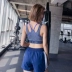 QTS phòng tập thể dục chạy nhanh chóng làm khô yoga ngực lớn vest- loại đồ lót thể thao nữ chống va chạm chống võng thu thập khuôn mẫu