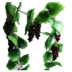 Mô phỏng trái cây nho dây treo trái cây dây trang trí rau dây làm vườn hoa giả hoa lụa hoa xanh thực vật lụa hoa cỏ Hoa nhân tạo / Cây / Trái cây