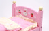 Princess House Simulation Doll Bed Đồ chơi bằng gỗ cho trẻ em Quà tặng sinh nhật Mẫu giáo 1-5 tuổi Cô gái đồ chơi cho bé gái Đồ chơi gia đình