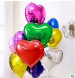 10 -INCH Aluminum Film Film Balloon Свадебная аранжировка вечеринка по случаю вечеринки по случаю вечеринки по случаю вечеринки по случаю дня рождения сцены сердца предложение