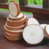 Круглый деревянный подбородок маленький деревянный блок сплошной деревянный материал сделай сам материал ручной