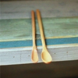 Натуральная экологичная изысканная деревянная кофейная маленькая палочка для смешивания, ложка