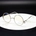 Liu Haoran cùng kính nam phiên bản Hàn Quốc của thủy triều khung lớn cá tính đeo kính gọng kính đỏ có dây xích treo cổ - Kính