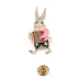 Dễ thương thời trang phim hoạt hình thỏ trâm nữ trâm coat trang trí hoang dã trang sức phụ kiện huy hiệu huy hiệu pin