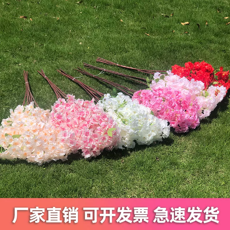 Net red explosion!Simulation cherry blossom branches, manufacturers direct sales