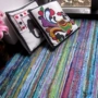 Shanti Ấn Độ Gypsy thảm sàn thủ công hình chữ nhật sofa nhà đệm phòng khách thảm trang trí chăn cửa sổ Bay đệm - Thảm thảm trải ghế