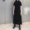 Dark Women retro cải tiến cổ áo sườn xám cổ áo khóa ngắn tay váy kiểu Trung Quốc xà cạp váy mỏng sinh viên - Váy dài