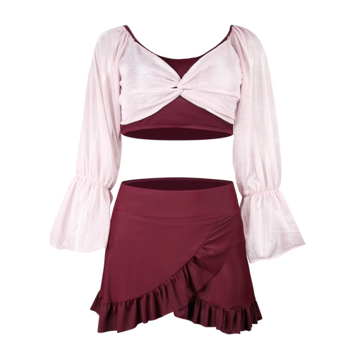 Японский раздельный сексуальный купальник для школьников, по фигуре, защита от солнца