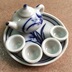 Thống Tongzi Gongfu Tea Set Đồ Chơi Trẻ Em Nhà Gốm Mini Bộ Trà Đặt Quà Tặng Nhỏ Đồ chơi gia đình