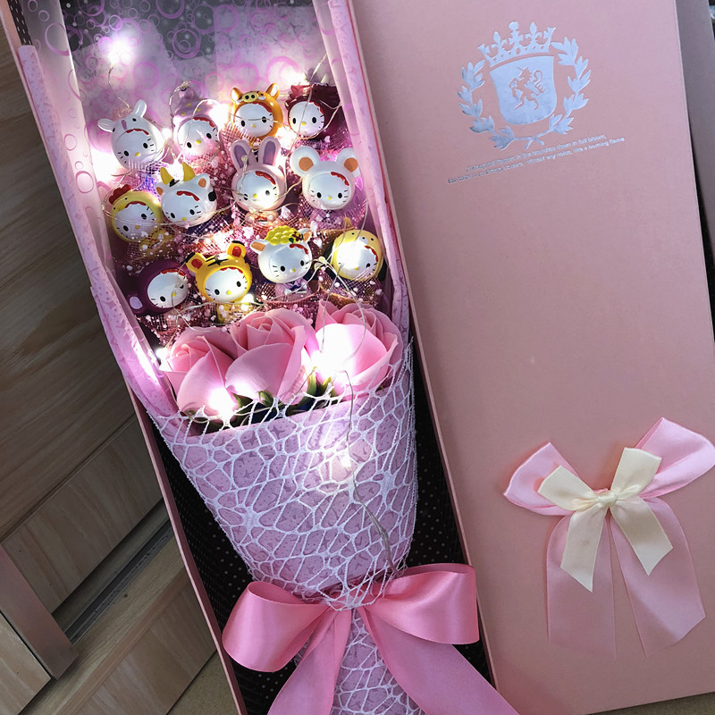 Купить Hello Kitty мультики кукла букет полный промышленность KT кот ...