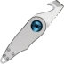 Sáng tạo xoay mini móc dao đa chức năng kết hợp công cụ tất cả dao thép EDC cầm tay cầm chìa khóa - Công cụ Knift / công cụ đa mục đích Công cụ Knift / công cụ đa mục đích