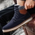 Giày tuyết nam mùa đông Đông Bắc lót sang trọng giày boot nam chính hãng Giày ống
