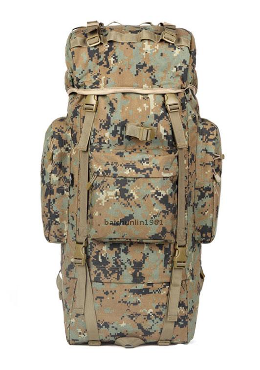 正品100l户外背包大容量迷彩登山包双肩男旅行战术军野外露营背囊