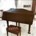 PU da bìa cao grand piano nhỏ gọn dày bông hình vuông nhỏ đàn piano bụi che chống thấm nước bảo vệ tay - Bảo vệ bụi bạt trùm máy giặt Bảo vệ bụi