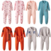 Bộ đồ ngủ cotton 2 tuổi cho bé trai và bé gái mùa thu đông 4 trẻ em 6 bộ đồ trẻ em 1-3 set bodysuit bé trai Áo liền quần