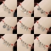 Nhật bản và Hàn Quốc giả 925 bạc năm sinh đơn giản retro trung chuyển may mắn sợi dây màu đỏ chuông Hàn Quốc vòng chân vòng đeo tay sinh viên nữ