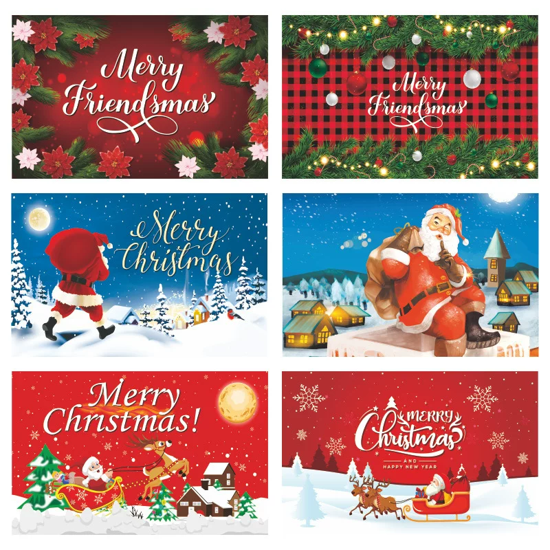 Рождественский баннер Merry Christmas, декоративная атмосфера фона тканевый фон для сцены, 1.8 метра, специальное оформление для торговых центров и мероприятий