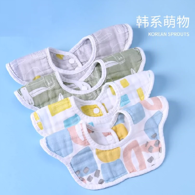 Trẻ em khăn nước bọt túi nước bọt trẻ sơ sinh Đồ dùng cho trẻ em Hàn Quốc 5 em bé dễ thương 4 cho ăn chuột - Cup / Table ware / mài / Phụ kiện