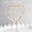 Bánh nướng trang trí tình yêu ngọc trai chèn tay hình trái tim acrylic chèn cờ đuôi cá trang trí sinh nhật - Tự làm khuôn nướng