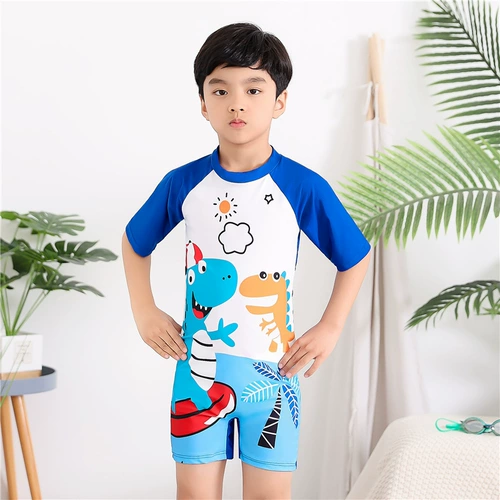 Детский милый купальник для мальчиков, детские штаны для плавания, защита от солнца