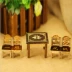 Trẻ em của câu đố chơi nhà đồ chơi mini bảng bằng gỗ tám cổ tích bảng trang trí gốm mô phỏng boy tea set chơi xe Đồ chơi gia đình