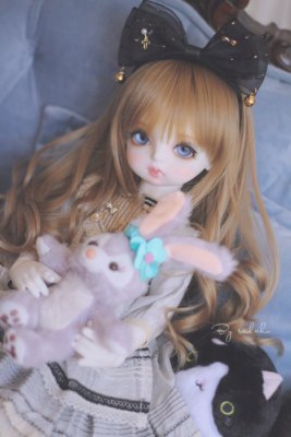 taobao agent [Drowning Fish] BJD baby uses a bow hair hoe to jewelry head jewelry 1/3 giant baby/MDD A52