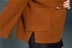 Mùa thu và mùa đông của phụ nữ áo khoác len ngắn thời trang áo mẹ rộng rãi caramel phù hợp với cổ áo sơ mi Nizi - Áo khoác ngắn