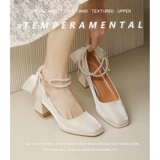 Красные свадебные туфли, белая обувь на высоком каблуке из жемчуга для невесты с бантиком